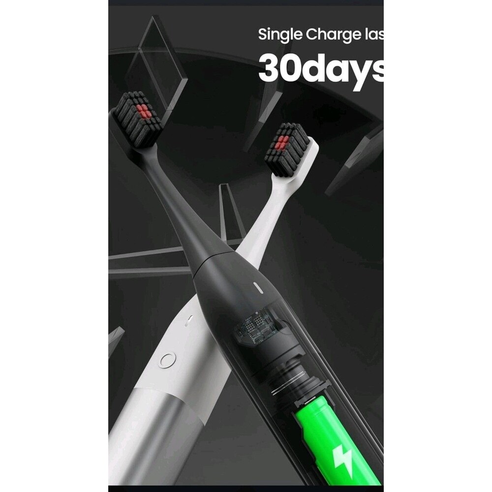 Allegro Luxury Premium Polished Metal Sonic Electric Toothbrush M1